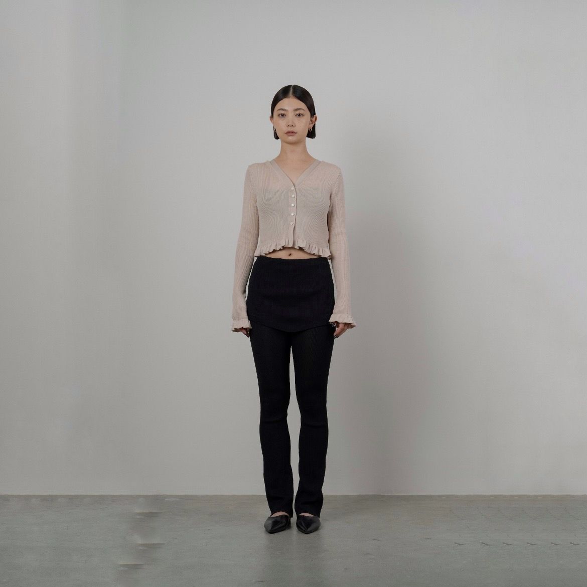 【残り一点】2way Frills Cardigan
