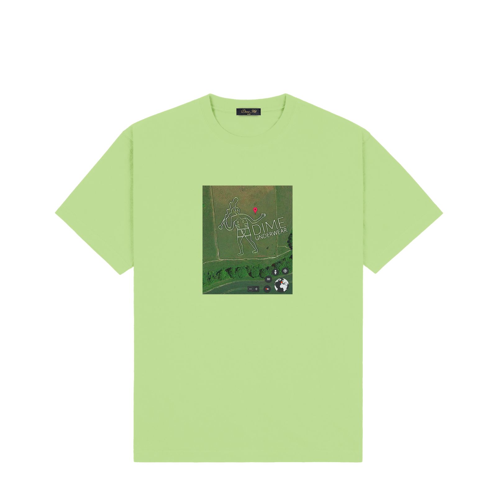【Dime】Global T-Shirt グローバル Tシャツ DIME mtl Global T-Shirt GREEN TEA | F.U. GENERA