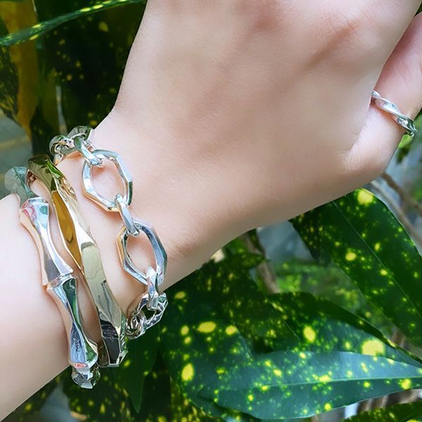 【残り一点】Crockery Mix Chain Bracelet