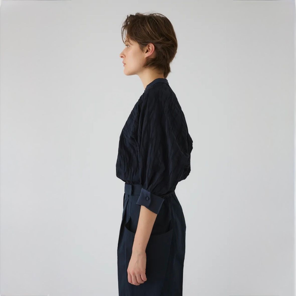 【残り一点】Tuck Pleats Raglan Blouse