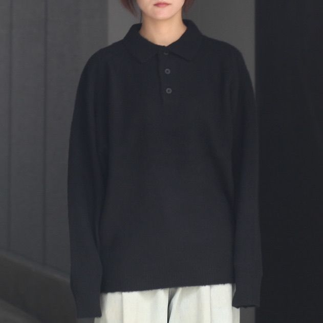 【残り一点】Shaggy Polo Knit