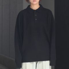 【残り一点】Shaggy Polo Knit