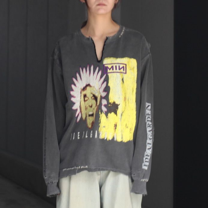 【残り一点】Bootleg DIY Crew Sweat With Repaired(COORDINATE)