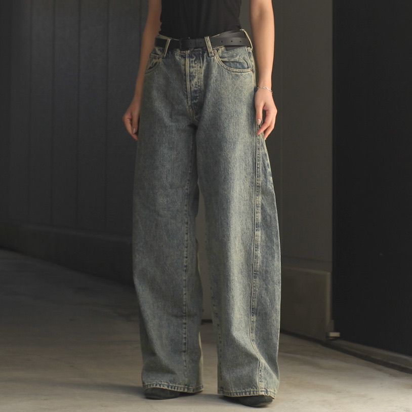 【残りわずか】Deformation Wide Denim Jeans