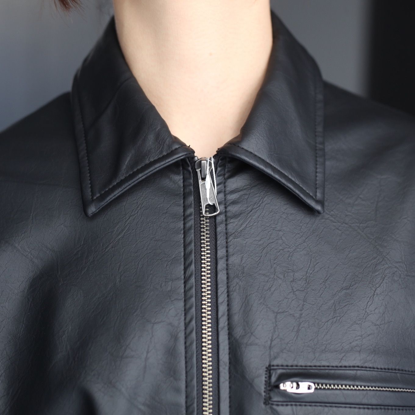 【残り一点】Black Work Zip Jacket