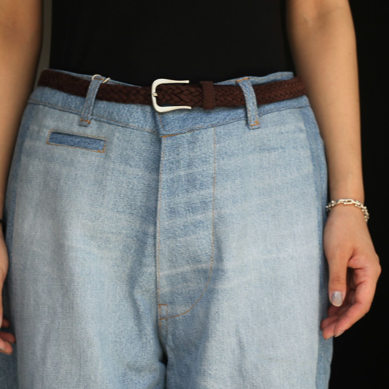 【残り一点】Reconstructed Super Baggy Slacks Denim_2(M)