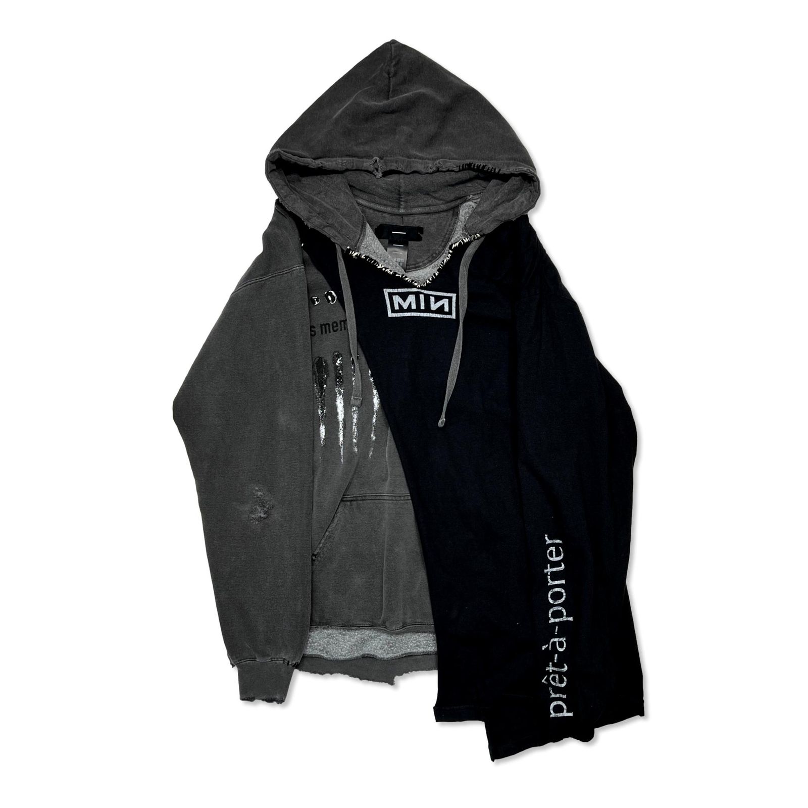 【残り一点】Bootleg Layered Hoodie(SHINE)
