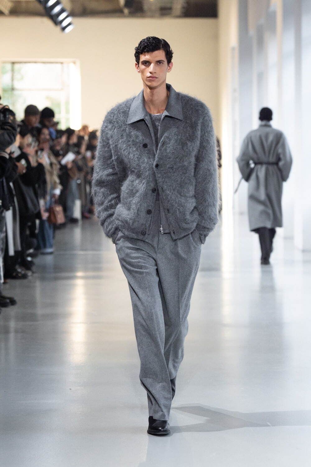 Stein様リクエスト（８点） 中古・古着通販】stein (シュタイン) LONG WIDE TROUSERS グレー