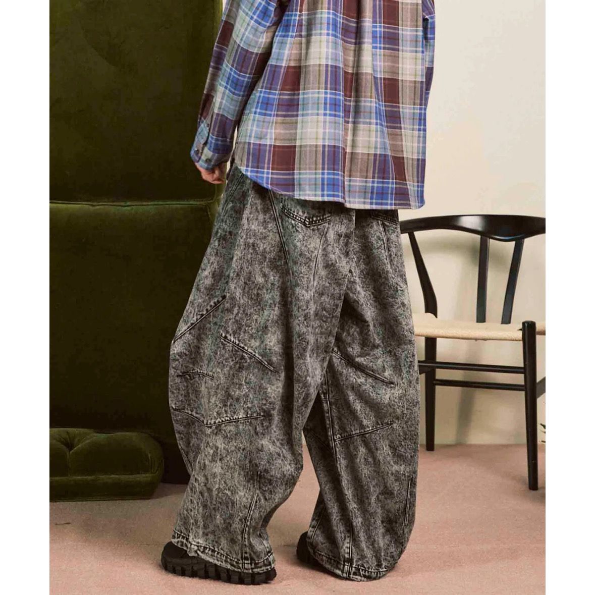 【残り一点】Prime-Wide Denim Balloon Pants