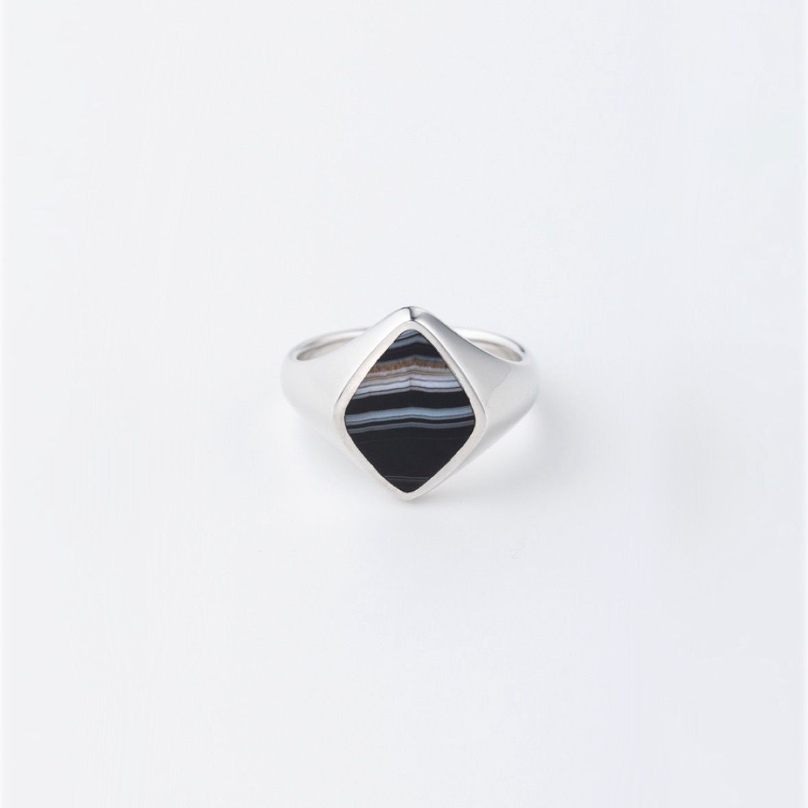 【お取り寄せ注文可能】How Raw Diashape Stone Ring(SILVER)