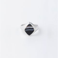 【お取り寄せ注文可能】How Raw Diashape Stone Ring(SILVER)