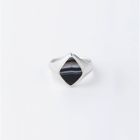 【お取り寄せ注文可能】How Raw Diashape Stone Ring(SILVER)