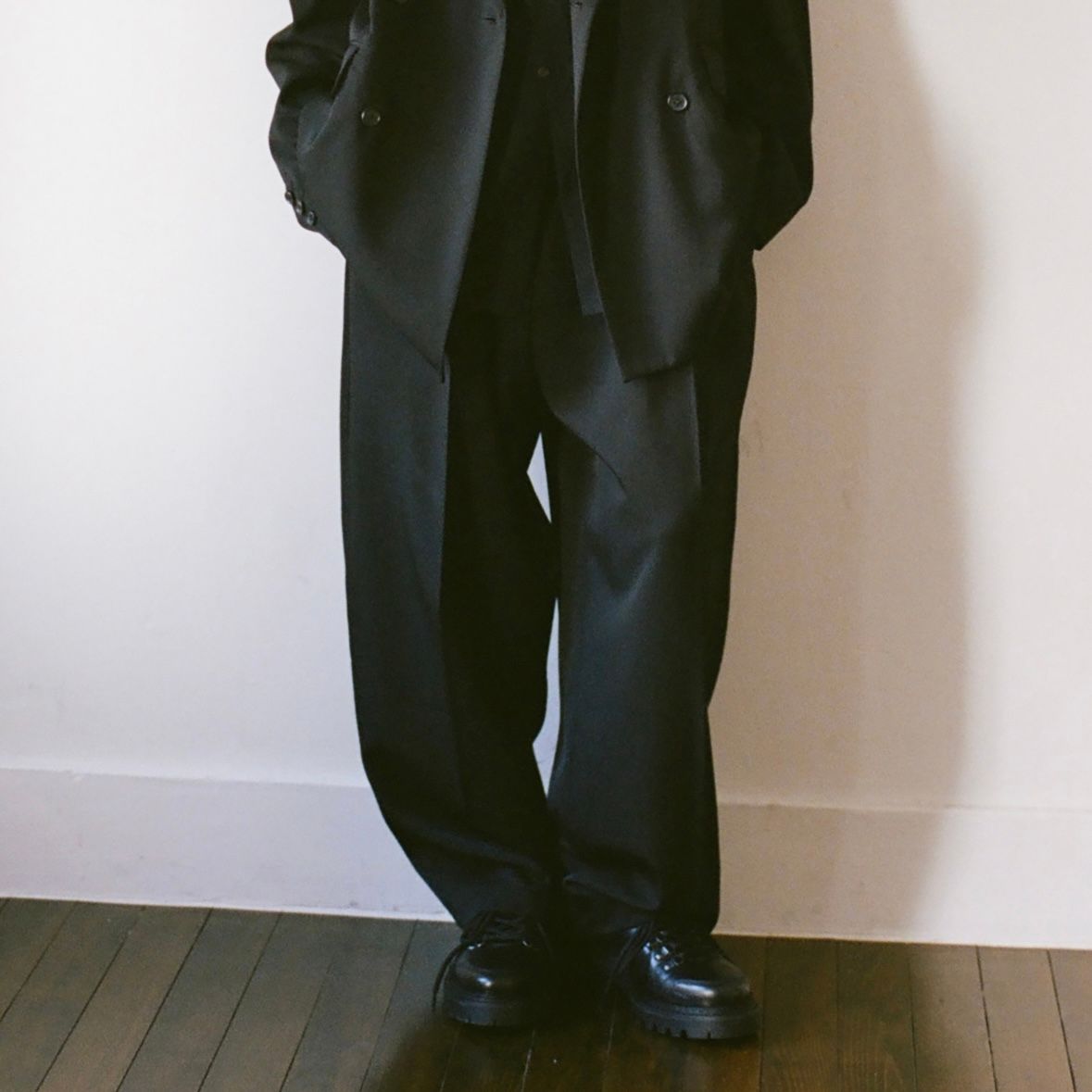 【残り一点】Wool Gabardine Wide Trousers