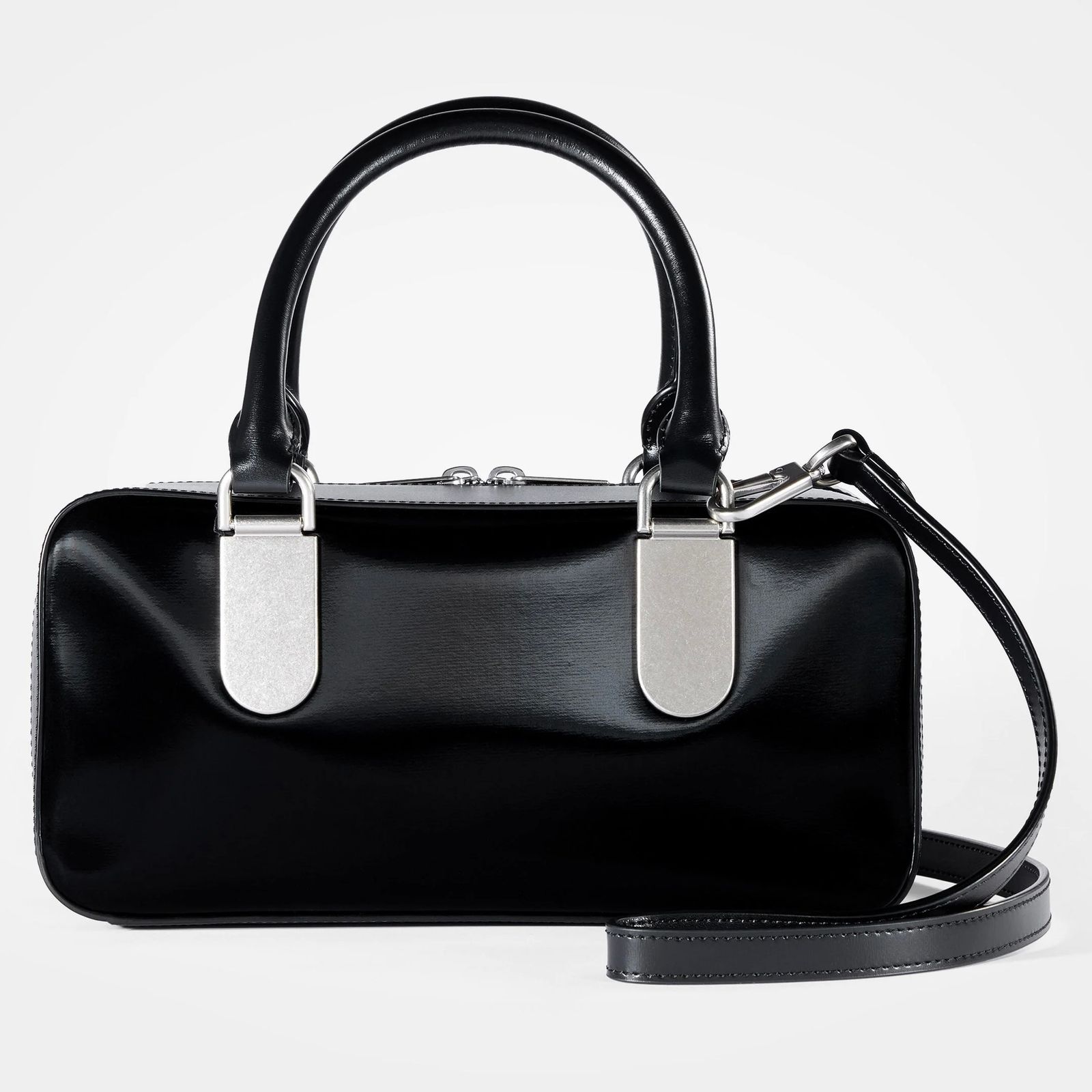 【残り一点】BOSTON MIDI(PU AND SHINY CALF SKIN)