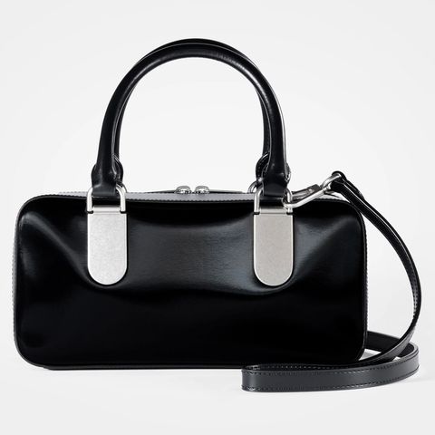 【残り一点】BOSTON MIDI(PU AND SHINY CALF SKIN)