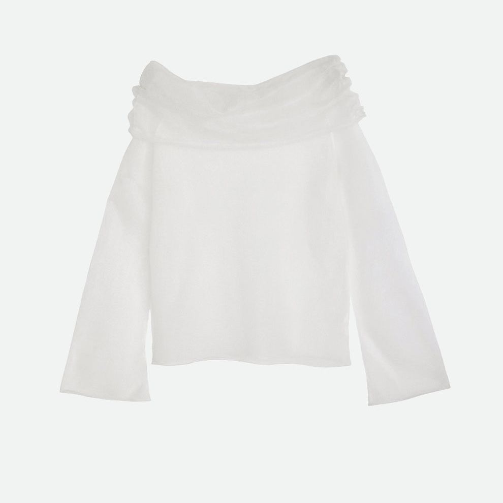 【残り一点】Sheer Off Shoulder Knit
