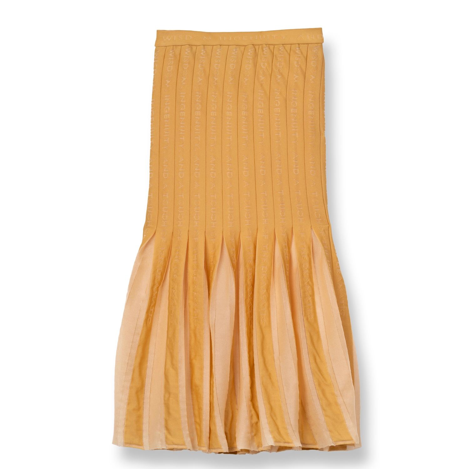 【残り一点】Emblem Pleats Knitted Skirt
