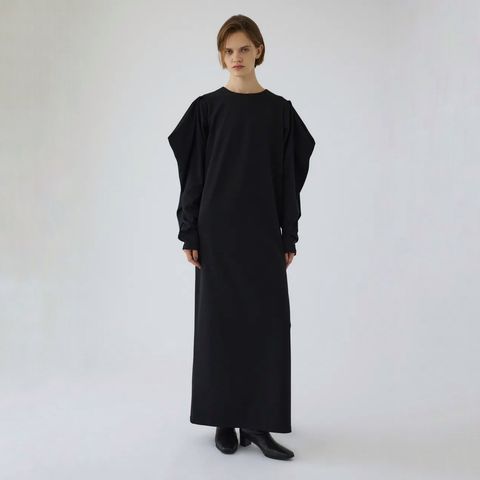 【残り一点】Drape Sleeve Cut Dress