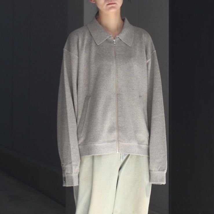 【残り一点】Co/Wo Moss Stitch Zip Blouson