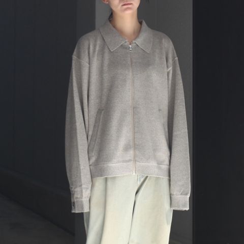 【残り一点】Co/Wo Moss Stitch Zip Blouson