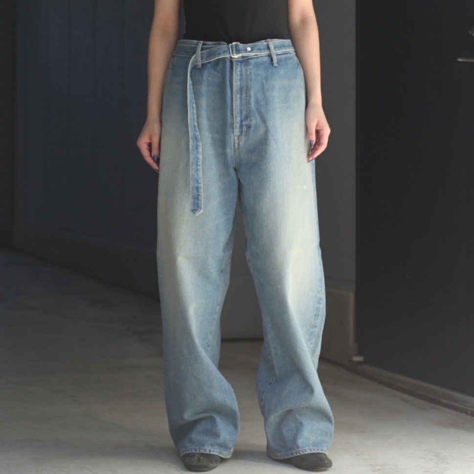 【残り一点】Belted Trousers(USED FADE)