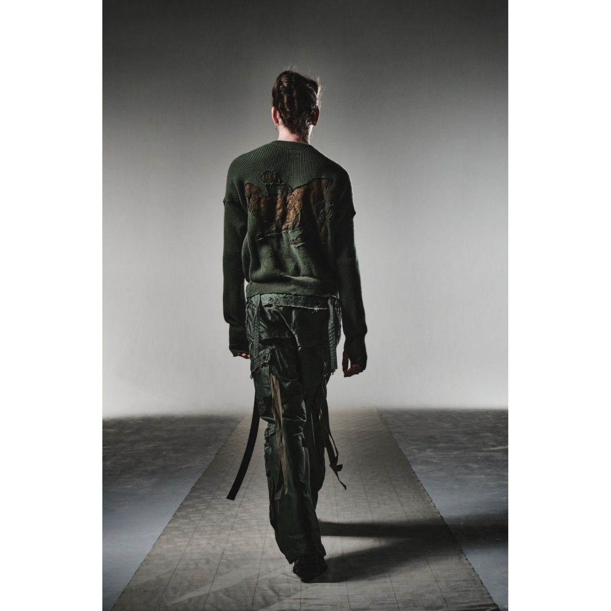 【残り一点】Slash Seam Twist Cargo Pants(PIGMENT DYED MOLESKIN)