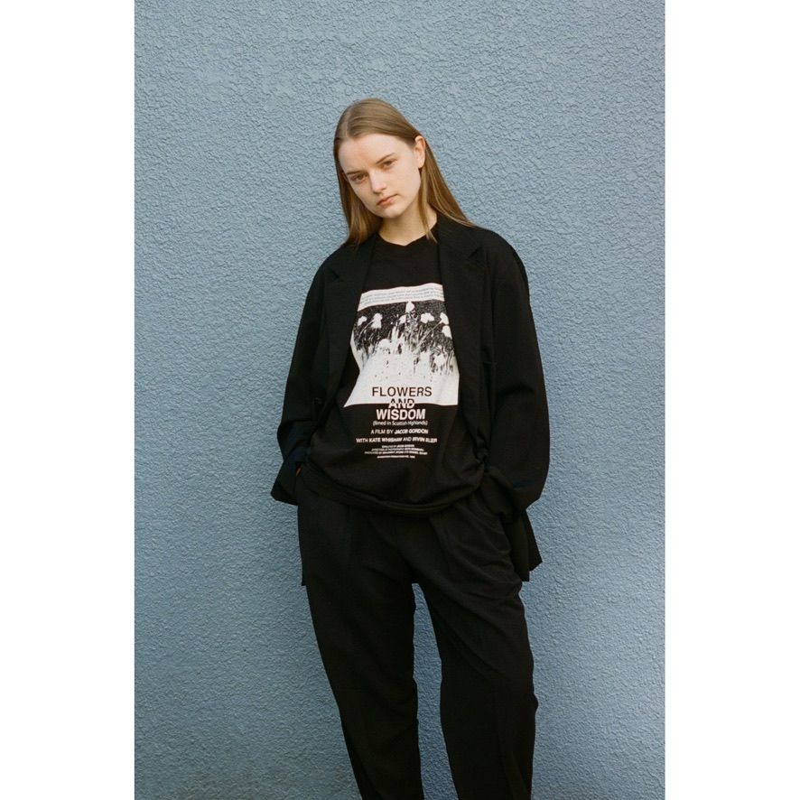 【残り一点】Oversized Garment Dye T-shirt(FLOWER)