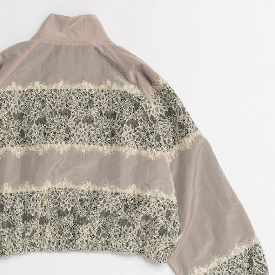 【残り一点】リバーシブルレースブルゾン