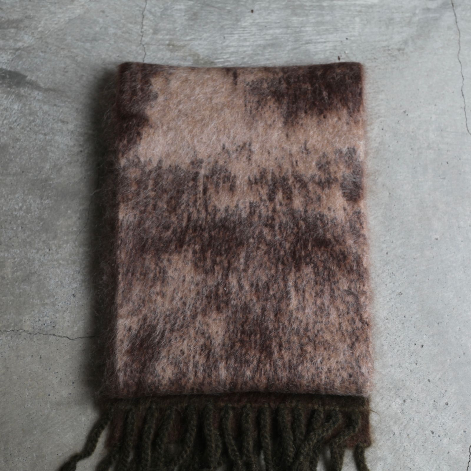 【残り一点】Gradient Jacquard Knit Scraf
