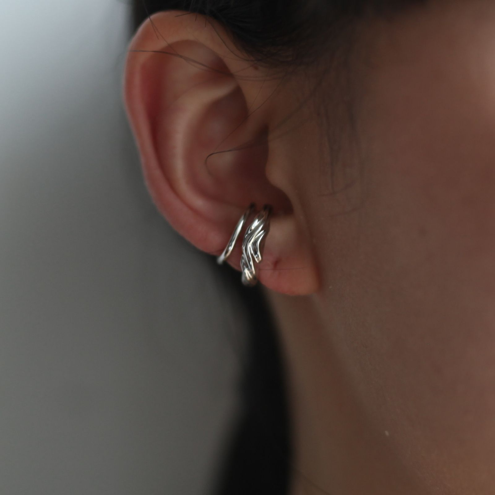 【残りわずか】Rai Ear Cuff 右耳用(SILVER)