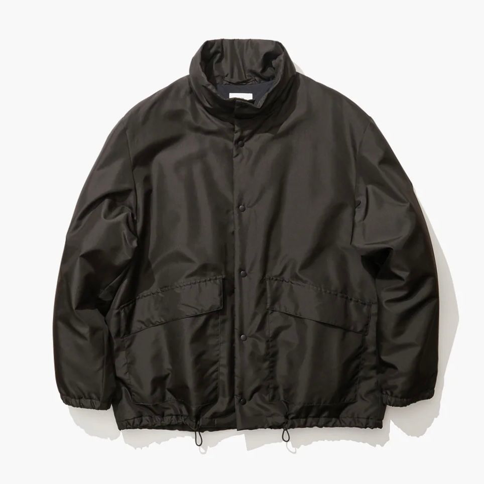 ATON - 【残り一点】Silk Coating Padded Stand Coach Jacket | ACRMTSM ONLINE STORE