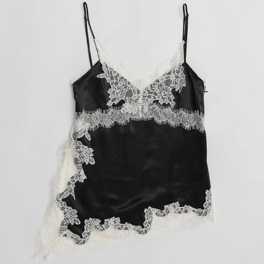 【残り一点】アシンメトリーレースキャミソール
