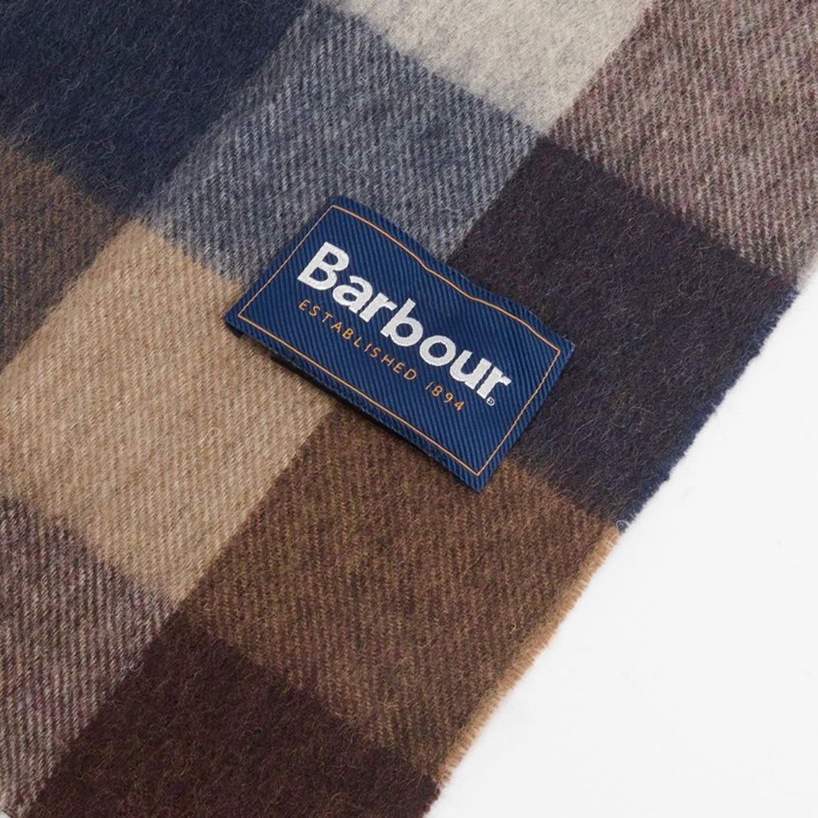 【残り一点】Lambswool Tattersall Scarf