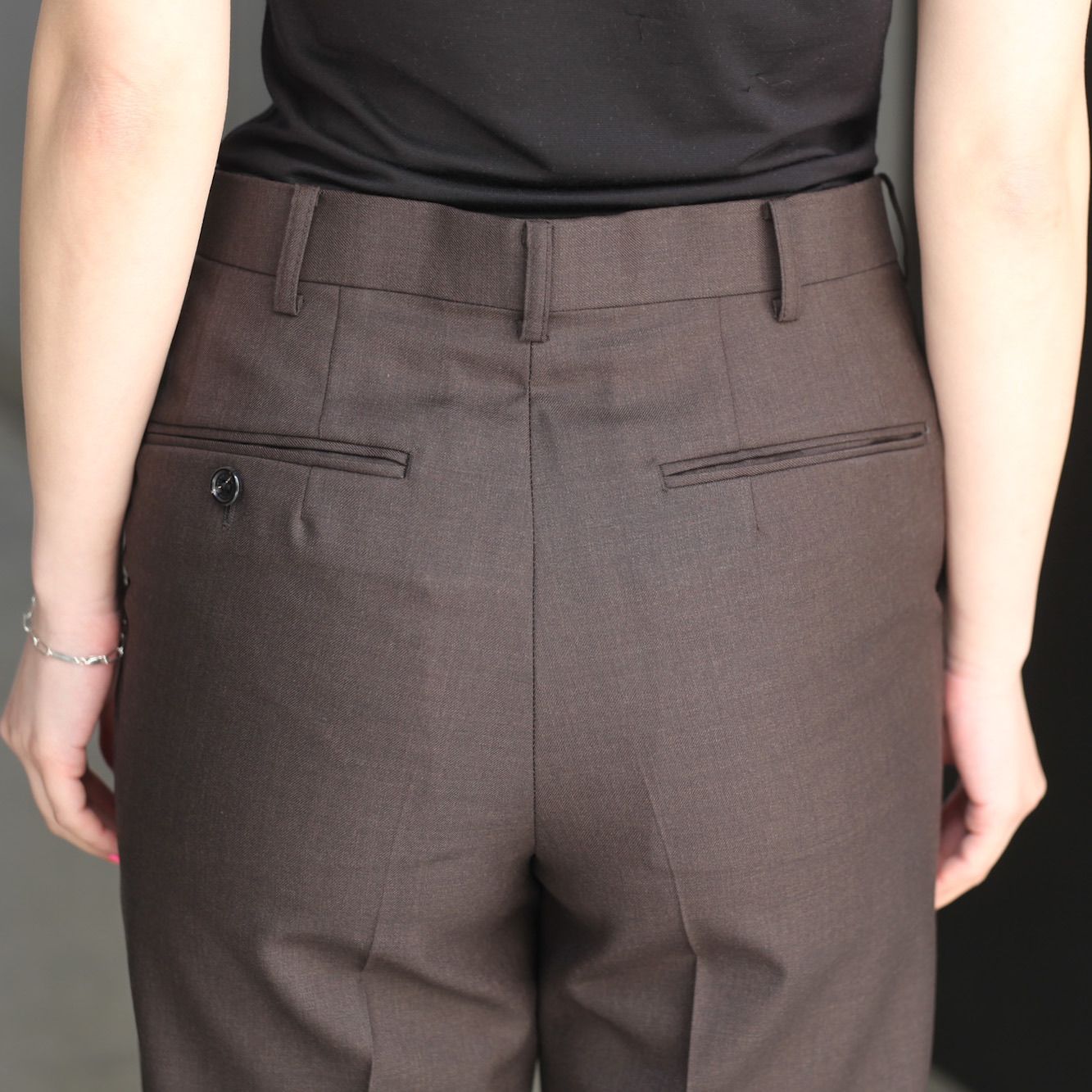 【残り一点】Wool Straight Trousers