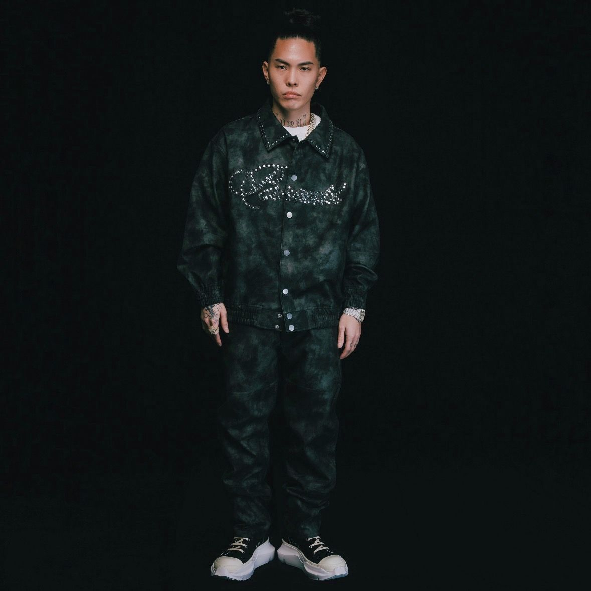 ジャケット・アウター BREATH BADHOP SHINE STUDS VARSITY JACKET BREATH - 【残り一点】Shine Studs Varsity Jacket | ACRMTSM