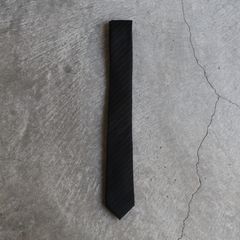 【残り一点】Striped Silk Tie(BLACK)
