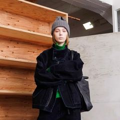 【残り一点】12OZデニムスタンドカラーブルゾン