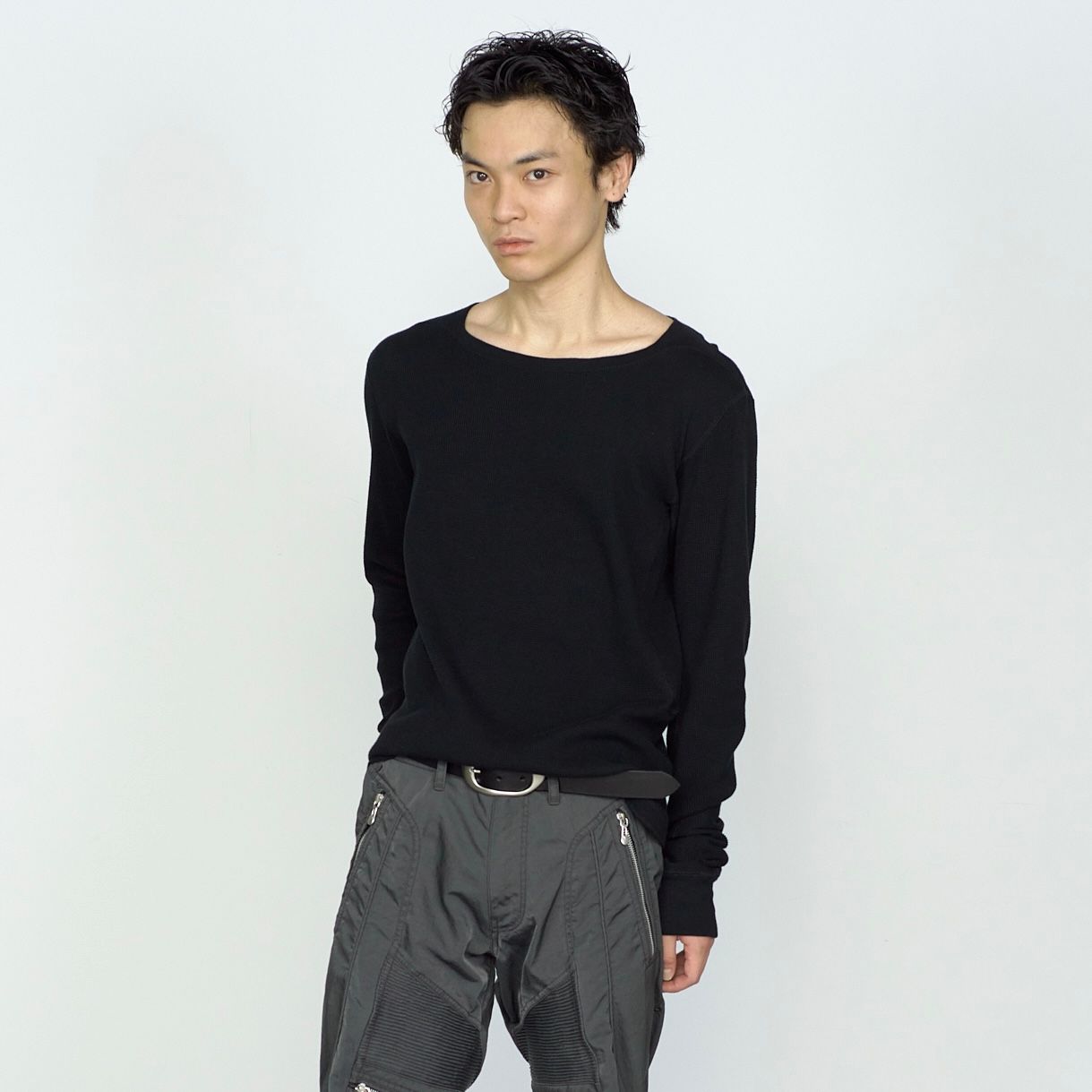 【残りわずか】Waffle Thermal Long Sleeve T-shirt