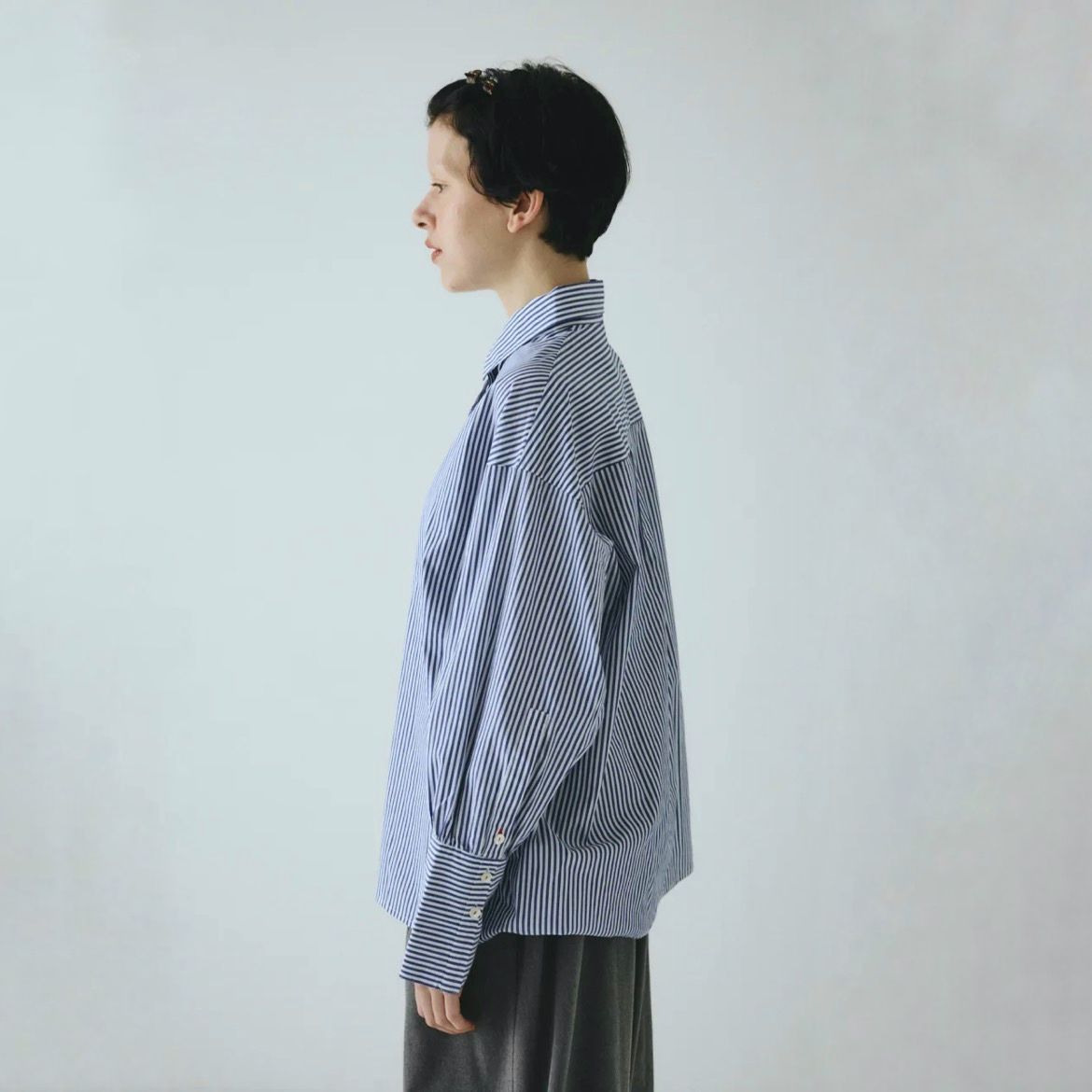 【残り一点】Asymmetry Collar Shirt