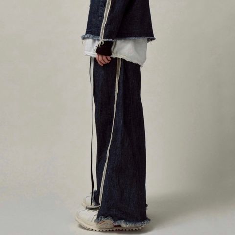 【残りわずか】Slash Seam Inside-Out Twisted Jeans(70's SELVEDGE DENIM)