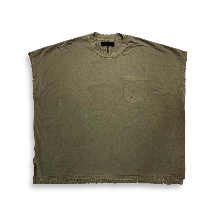 【残り一点】Damaged Tunic with Pocket(PIGMENT DYED)