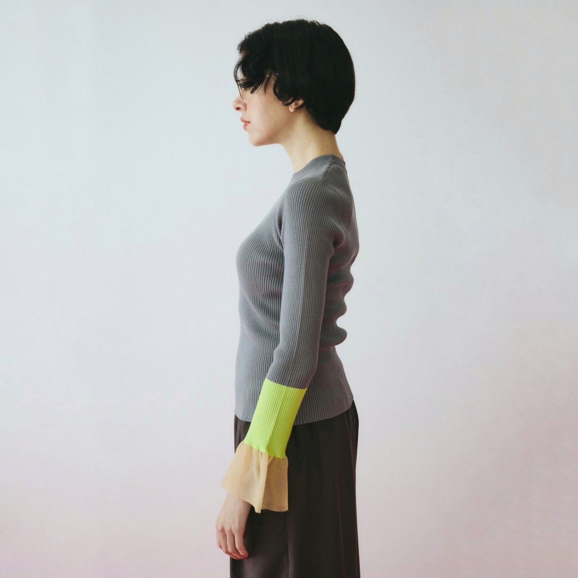 【残り一点】Flare Sleeve Knit Tops