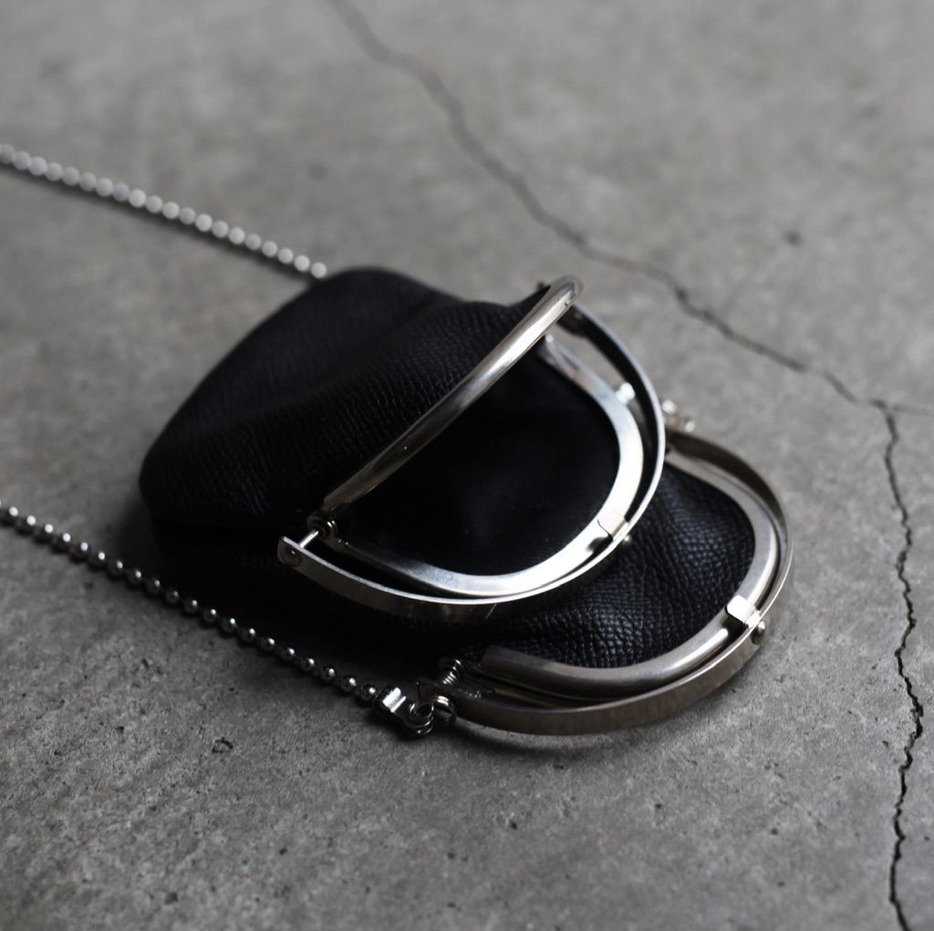 【残りわずか】Chain Double Frame Purse(ODD_COW EMBOSS)