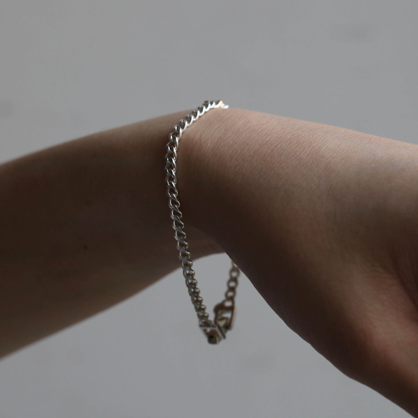 【残り一点】Curb Chain Brace(WHITE×10K GOLD)