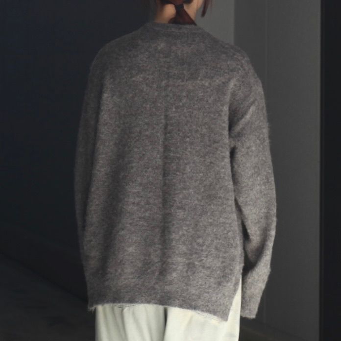 【残り一点】Wool/Alpaca Milled Knit Crew Neck LS