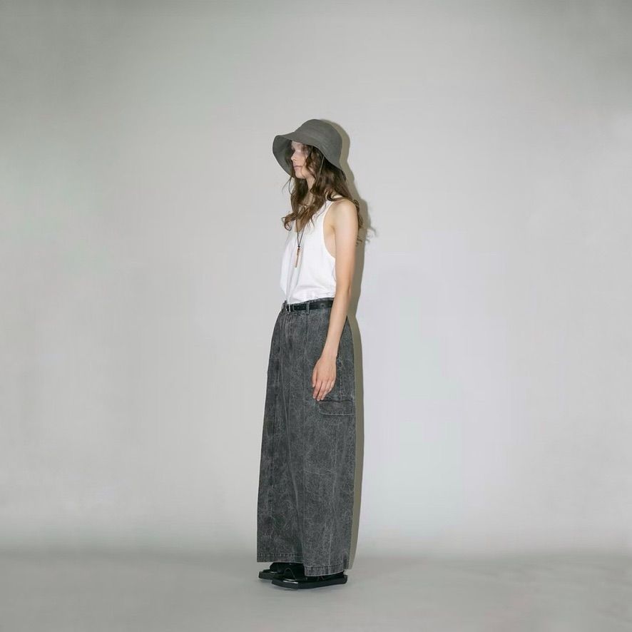 【残り一点】ピグメントプリントデニムカーゴパンツ