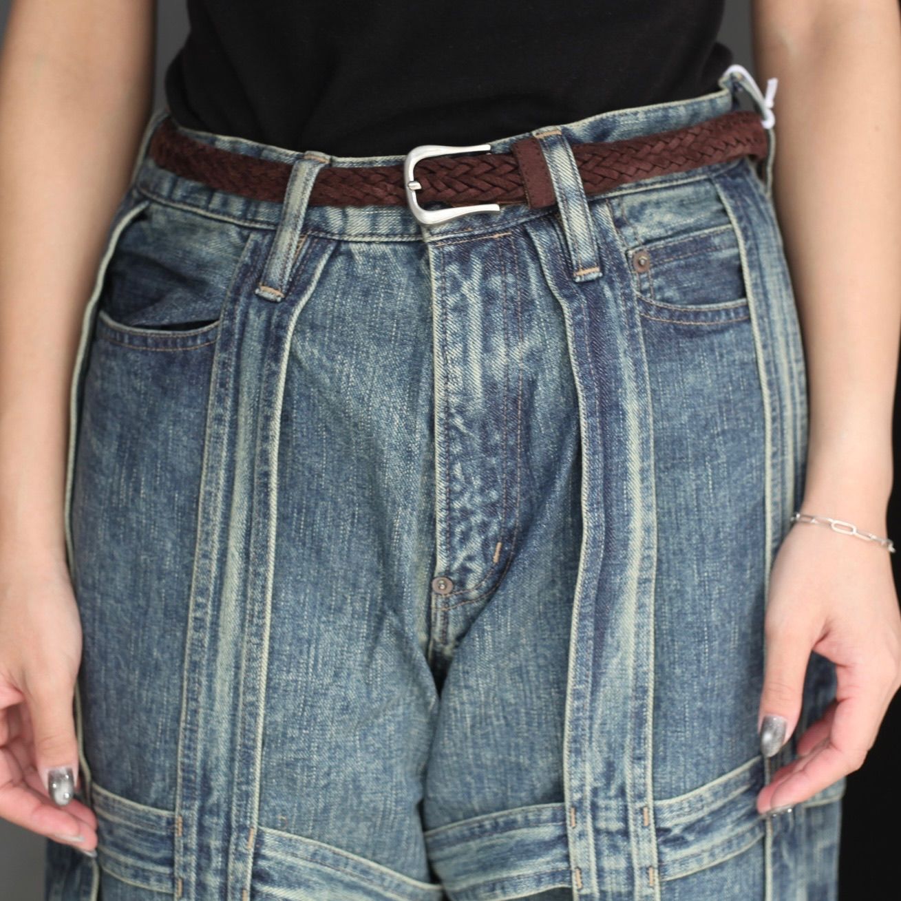 SUGARHILL - 【残りわずか】Caged Denim Pants | ACRMTSM ONLINE
