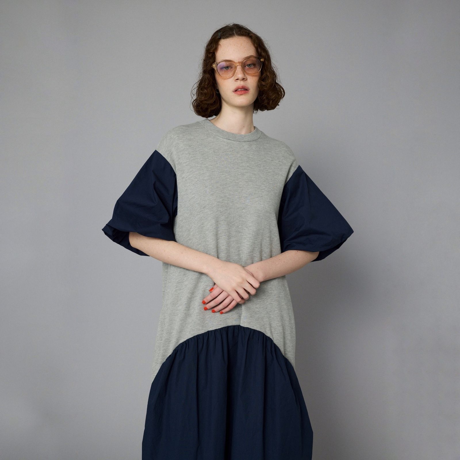【残り一点】Arch Gather Cocoon Dress