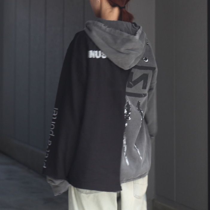 【残りわずか】Bootleg Layered Hoodie(SHINE)