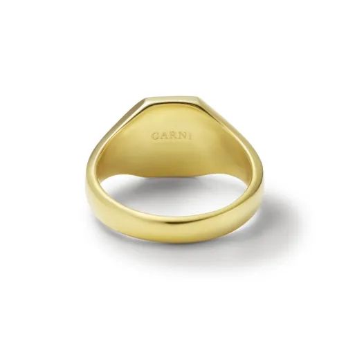 【お取り寄せ注文可能】Signet Ring No.2(K18 YELLOW GOLD)